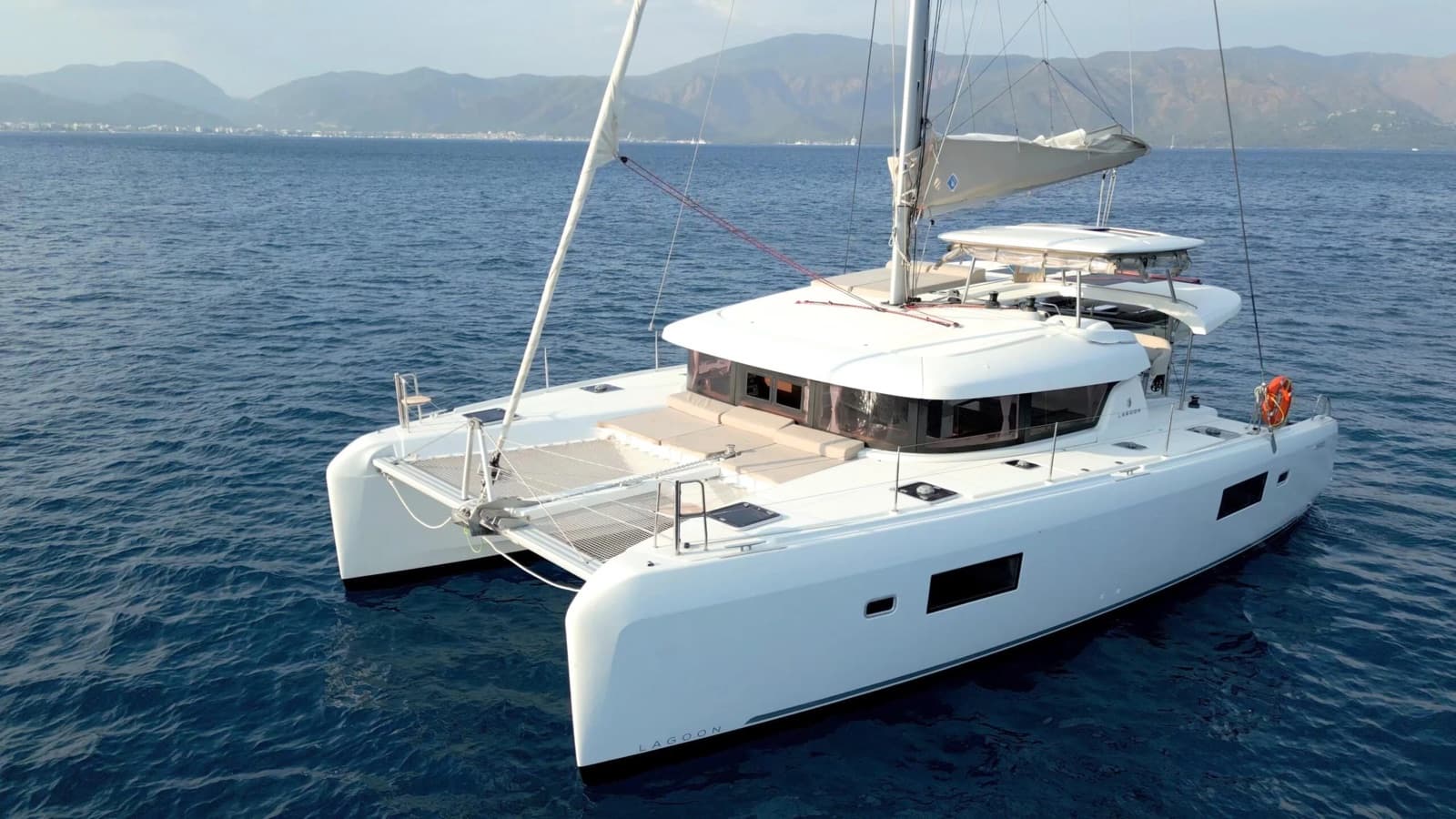 Lagoon 42 moored at ACI Marina Split